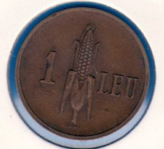 (R) MONEDA ROMANIA - 1 LEU 1941, LIVRARE IN CARTONAS foto