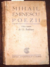 Mihai Eminescu Poezii - Editie ingrijita de G. Braileanu foto