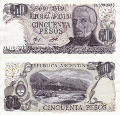 ARGENTINA 50 pesos ND UNC!!! foto