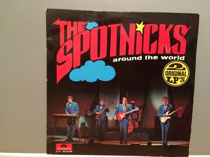 THE SPOTNICKS - AROUND/SPOTLIGHT - 2LP (1973/POLYDOR/RFG) - Vinil/Impecabil(NM)