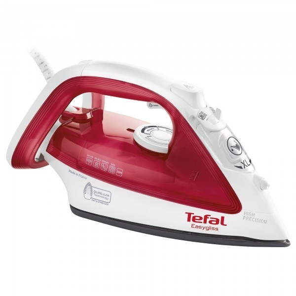 Fier de calcat Tefal Easygliss FV3922, Talpa Durilium, 2300 W, 0.27 l, 35 g/min, 120 g/min, 2 m, Alb/Rosu foto mare Fier de calcat Tefal Easygliss FV3922, Talpa Durilium, 2300 W, 0.27 l, 35 g/min, 120 g/min, 2 m, Alb/Rosu foto mare