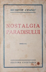 NOSTALGIA PARADISULUI - NICHIFOR CRAINIC foto