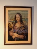 Goblen inramat MONA LISA 29x42 cm