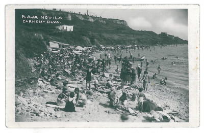 4174 - EFORIE SUD, Dobrogea,( Movila ) - old postcard, real PHOTO - used - 1934 foto