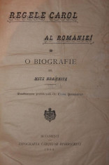 REGELE CAROL AL ROMANIEI * O BIOGRAFIE - MITE KREMNITZ foto