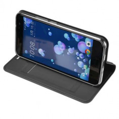 Husa HTC U11 Flip cu Stand Gri foto