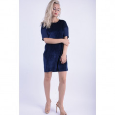 Rochie Catifelata Vero Moda Vmvelina Wide Medieval Blue foto