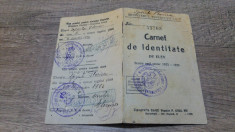 Carnet de identitate elev 1925-26/ Scoala Speciala de Broderii si Tesaturi, Iasi foto