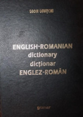 DICTIONAR ENGLEZ-ROMAN (ENGLISH-ROMANIAN, DICTIONARY) - LEON LEVITCHI foto