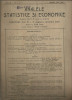 Revista ANALELE STATISTICE SI ECONOMICE - nr.4-5/1920,Bucuresti