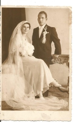 (A) carte postala(foto)-Mireasa si ginere foto