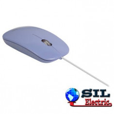 Mouse optic ultra subtire USB 1000 DPI mov, Sweex foto
