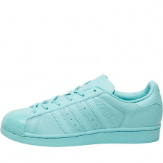 adidas Originals Superstar Glossy Toe turcoaz - LA COMANDA, factura si garantie foto