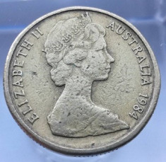 moneda 1 dollar dolar 1984 Australia Cangur foto