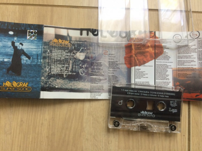 holograf supersonic 1998 album caseta audio muzica pop rock Media Pro music rec.