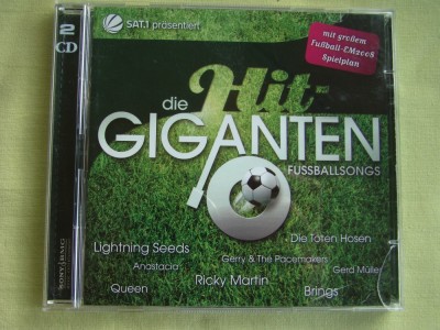 HIT GIGANTEN FUSSBALLSONGS - 2 C D Originale 2008 foto