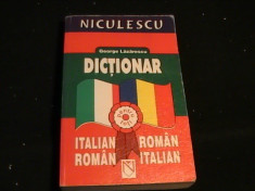 DICTIONAR ITAL- ROM- ROM- ITAL-GEORGE LAZARESCU-622 PG- foto