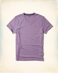 Tricou Hollister purple mas L-REDUCERE FINALA!! foto