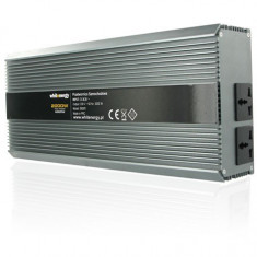 Whitenergy invertor DC/AC de la 12V DC la 230V AC 2000W, 2 AC receptacle foto