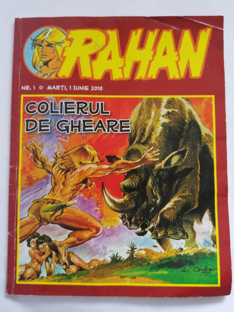 Revista benzi desenate Rahan - Colierul de gheare, Nr. 1, 1 iunie 2010 |  Okazii.ro