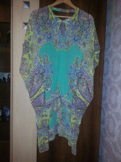 Bluza kaftan voal printat XXXL foto