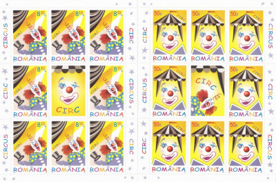 CIRC , MINISHEET,2011,MNH,ROMANIA. foto