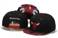 Sapca Mitchell&amp;amp;Ness - Chicago Bulls - snapback - marime reglabila rap hip hop foto