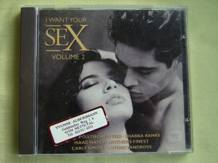 I WANT YOUR SEX Vol. 2 - C D Original