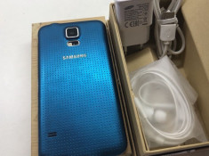 Samsung Galaxy S5 Bleu G900F FACTURA+GARANTIE Impecabil Fullbox Necodat foto