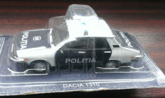 Macheta Dacia 1310 Politia 1990 - DeAgostini Masini de Politie Rusia 1/43 foto