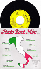 Italo Boot Mix Vol.12 (1988, ZYX) Disc vinil single 7&amp;quot; Italo-Disco foto