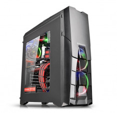 Sistem desktop ITGalaxy Neo Gamer V3 Intel Core i5 7600 3.5 GHz 8GB DDR4 240GB SSD GTX 1060 6GB GDDR5 DVD-RW FreeDos Black foto