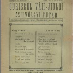 Revista CURIERUL VAII-JIULUI - an I, nr.5/1922, Petrosani, bilingva