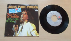 John Paul Young - Standing in the rain (1976, Ariola) Disc vinil single 7&amp;quot; foto