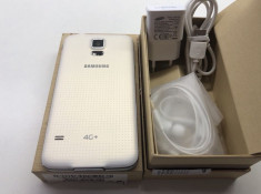 Samsung Galaxy S5 Alb White G900F FACTURA+GARANTIE Impecabil Fullbox Necodat foto