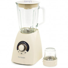 Blender cu rasnita Oursson BL0642G/IV, 600W (Bej) foto