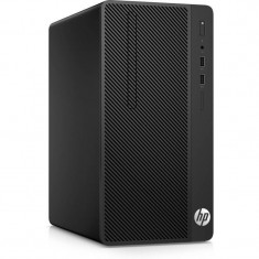 Sistem desktop HP 290 G1 MT Intel Core i3-7100 8GB DDR4 256GB SSD Windows 10 Pro Black foto
