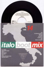 Italo Boot Mix Vol.14 (1989, ZYX) Disc vinil single 7&amp;quot; Italo-Disco foto