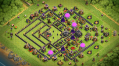 Cont Clash of Clans TH9 foto