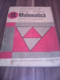 MATEMATICA GEOMETRIE SI TRIGONOMETRIE MANUAL CLASA IX A.COTA,ED.DIDACTICA 1992, Clasa 9