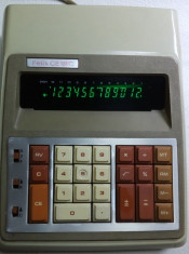 calculator vechi birou de colectie anii 70 Felix ICE Ce 126c functional vintage foto