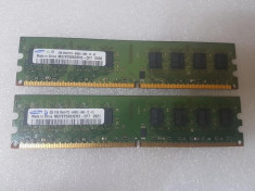 Memorie Samsung 2GB DDR2 800MHz M378T5663EH3-CF7 - poze reale foto