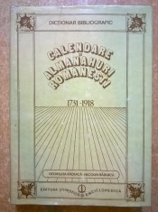 G. Raduica, N. Raduica ? Calendare si almanahuri romanesti 1731-1918 foto