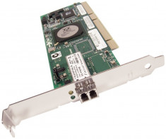 Placa retea second hand Qlogic QLA2340 PCIe-to-2Gbps, Fiber Chanel foto