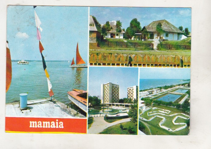 bnk cp Mamaia - Imagini din statiune - circulata