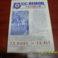 program F C Bihor - FC Olt