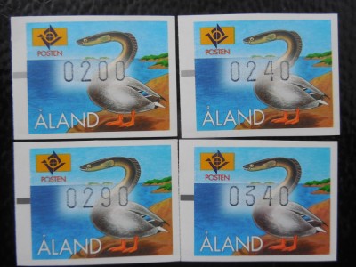 ALAND-TIMBRE AUTOMAT-NESTAMPILATE foto