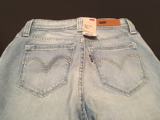 LEVIS BOLD LOW RISE SKINNY BLUGI DAMA foto