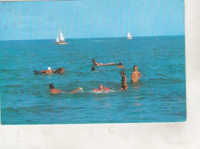 bnk cp Mamaia - Vedere spre largul marii - circulata foto