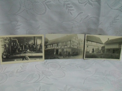 lot de 2 foto si o carte postala Germania 1942. foto